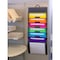 Smead Cascading Wall Organizer, 6 Pockets, Letter, Gray/Bright SMD92060 - alternate 4